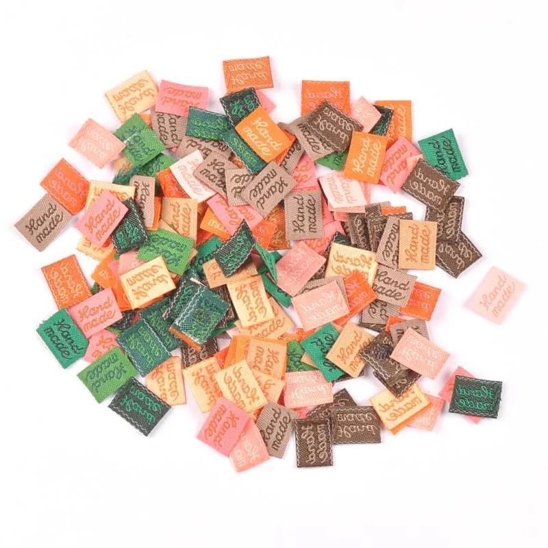 Handmade Clothing Labels Embossed Tags DIY Flag Labels for Garment Sewing Socks Accessories Cp2393 Free 3d Custom Print Shoes