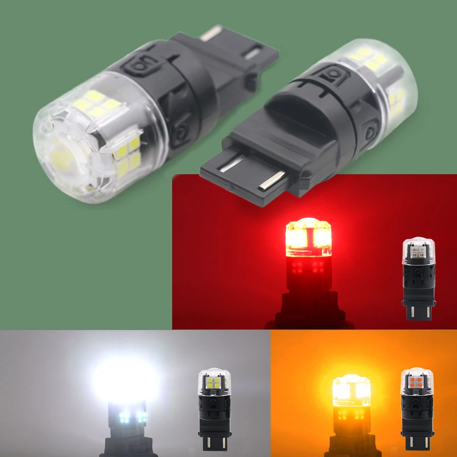 SEKO 3157 LED Bulbs Switchback 3157 LED Turn Signal DRL Reversing Light 3156 3157 P27/5W Led Lamps
