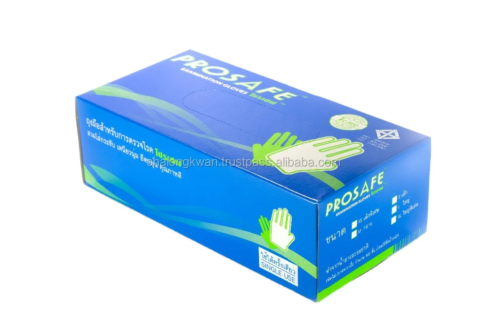 Best Seller Nitrile Wholesale Powder Free Food Grade Disposable Latex (Prosafe Progen Latex Examination ) for Restaurant