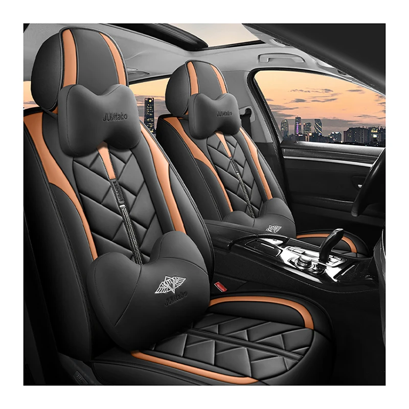 Full Set Original Custom Car Seat Cover Leather Waterproof Vehicle Cushion Cover Car Accessories