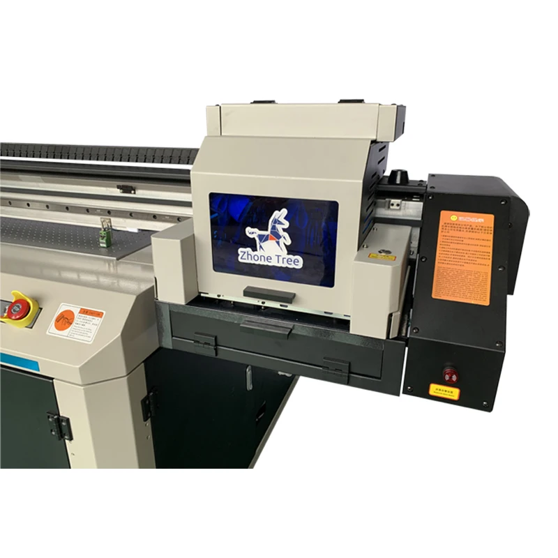 Zhone Tree ZT-9060X good price 6090 9060 A0 size UV DTF printer LED flatbed UV printer for gift box glass oval box