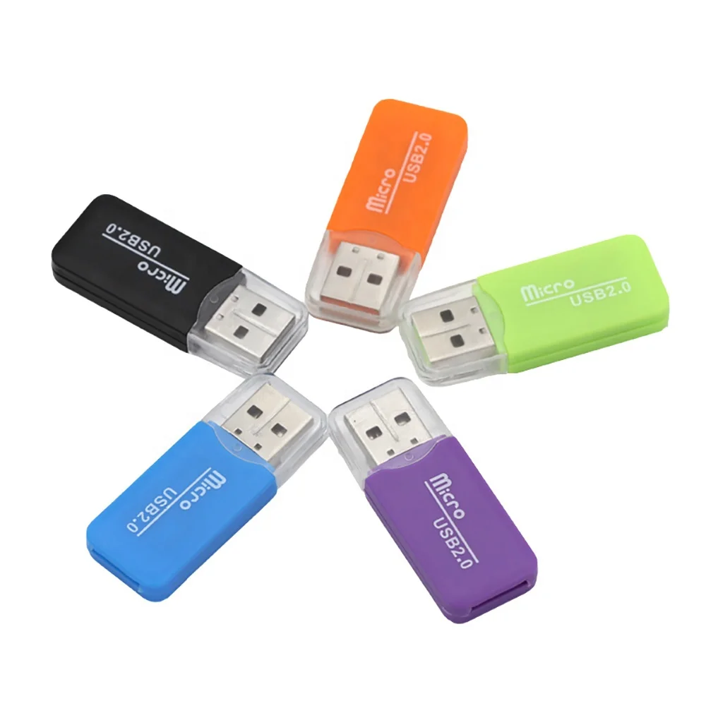 CR51 High Speed USB 2.0 Multi TF M2 Memo Mini SD T-Flash Mobile Phone Mini TF Memory Stick Card Reader  SD Card Reader