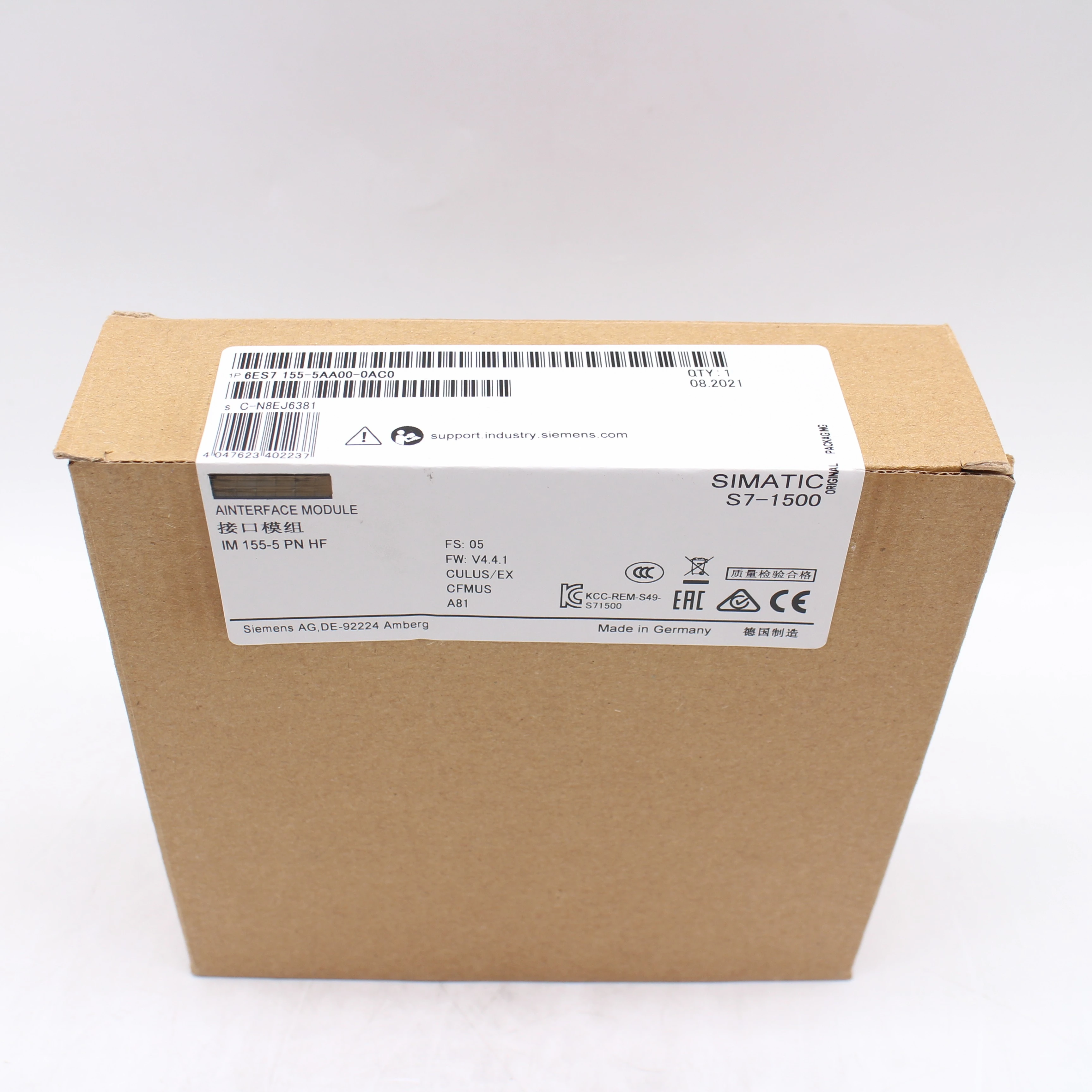industrial control ET200 IM155-5PN input/output interface module 6ES7155-5AA00-0AC0