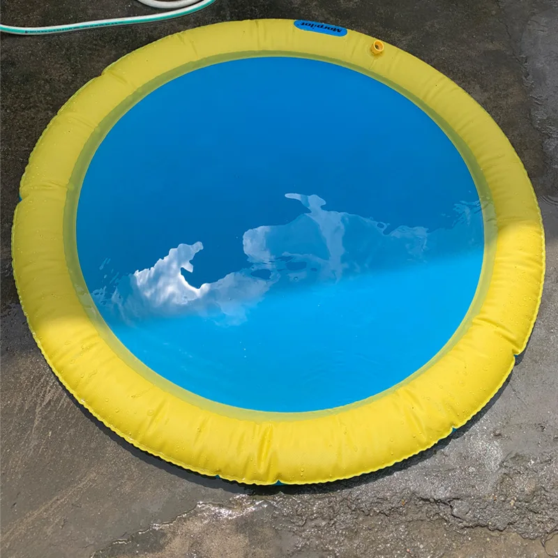 Customized PVC Tub Water Spray Whelping Box Foldable Collapsible Portable Pet Swimming Pool For Dogs Cats