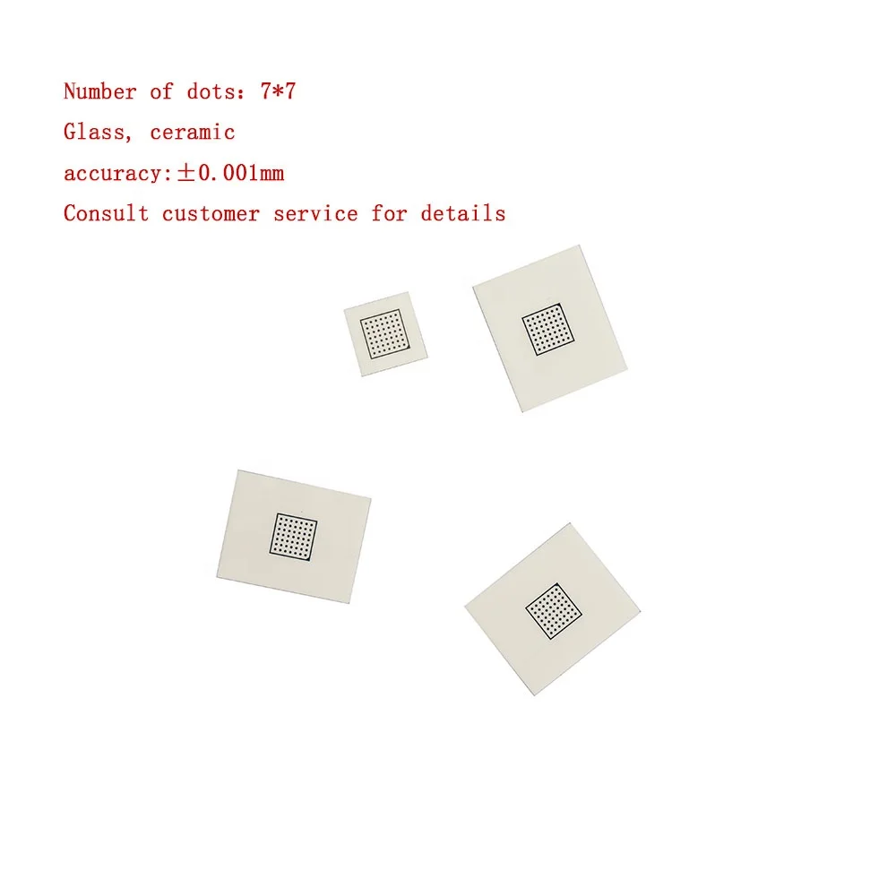 Quality Assurance Reasonable Price Ceramic Optical Calibration Plate Industrial Image Calibration Plate