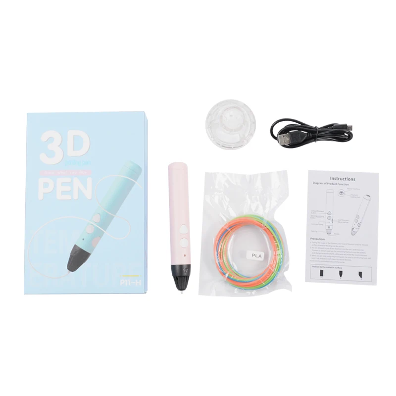 Supermarket Hot Sale 3D Printing Intelligent Print Filament Pla Magic Pen Kids 3D Pen Refills Drawing Toys 3D Printer Pen