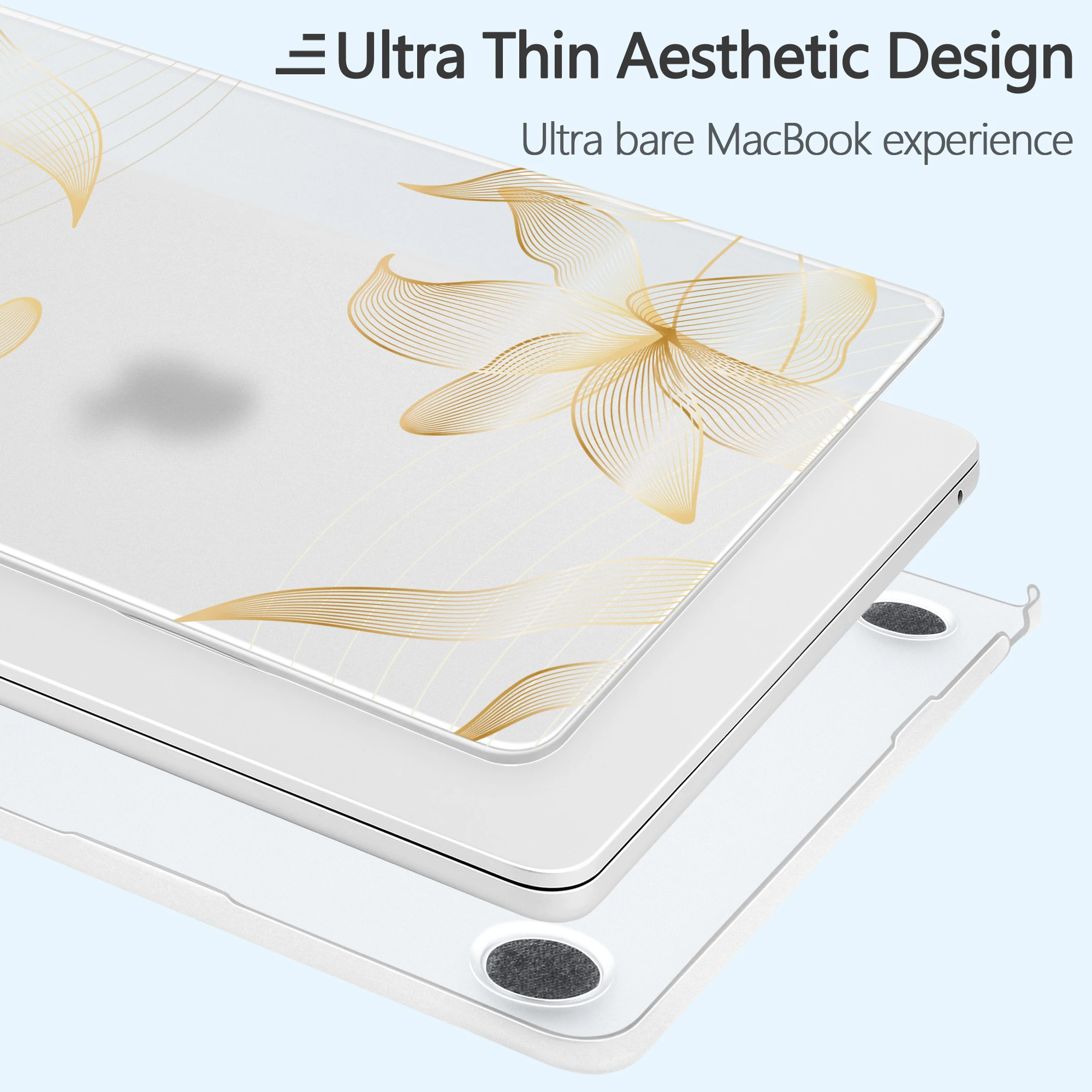 Ultra-thin Matte Laptop Cover For MacBook Air 15.3 2023 M2 A2941 A2681 M3 A3113 A3114 Coque For Macbook Pro 13 15 16 Case Hard