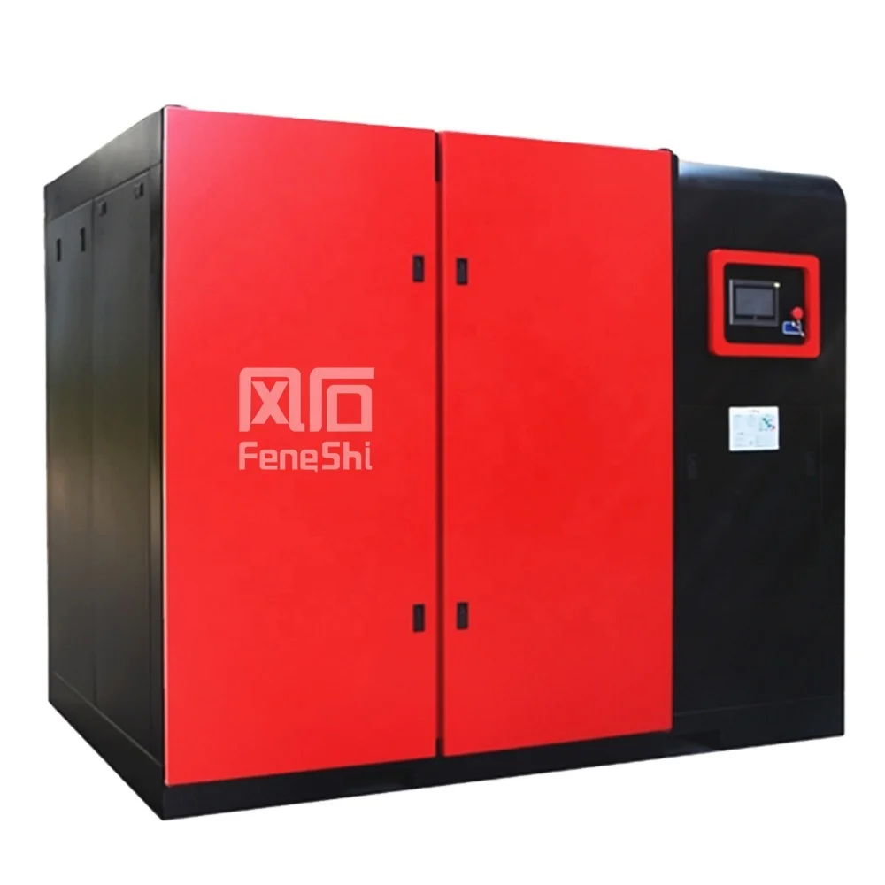 Промышленный роторный винтовой воздушный компрессор, высокая эффективность, 110 кВт, л.с.