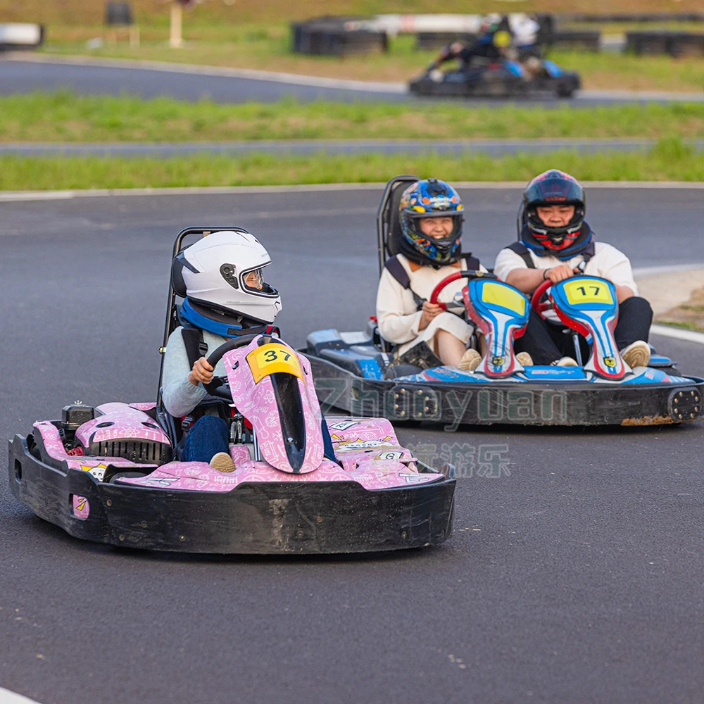 Zhuoyuan High Speed Adult & Child Karting Car for Amusement Park 68km/h Gas-Powered Go Kart for Children