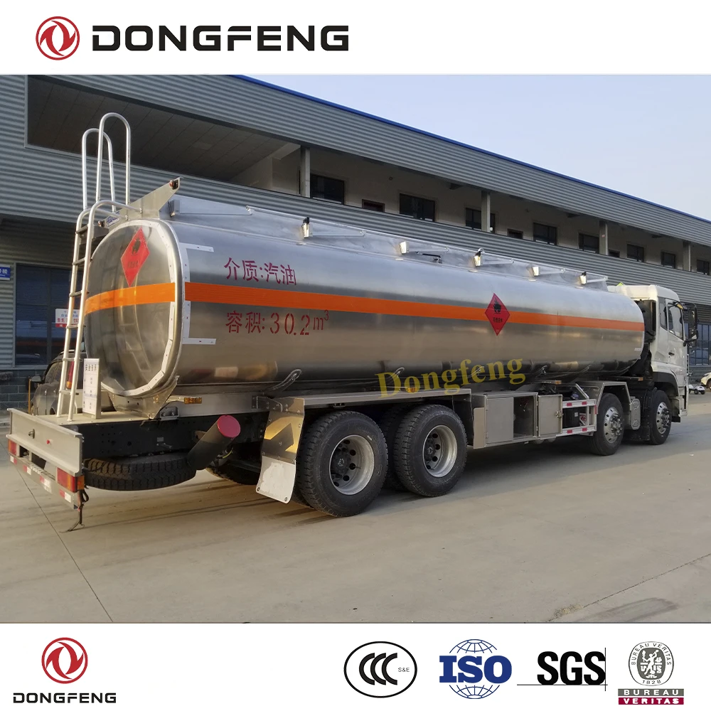 Dongfeng 8x4 30000 литровый масляный бак из алюминиевого сплава стальной с