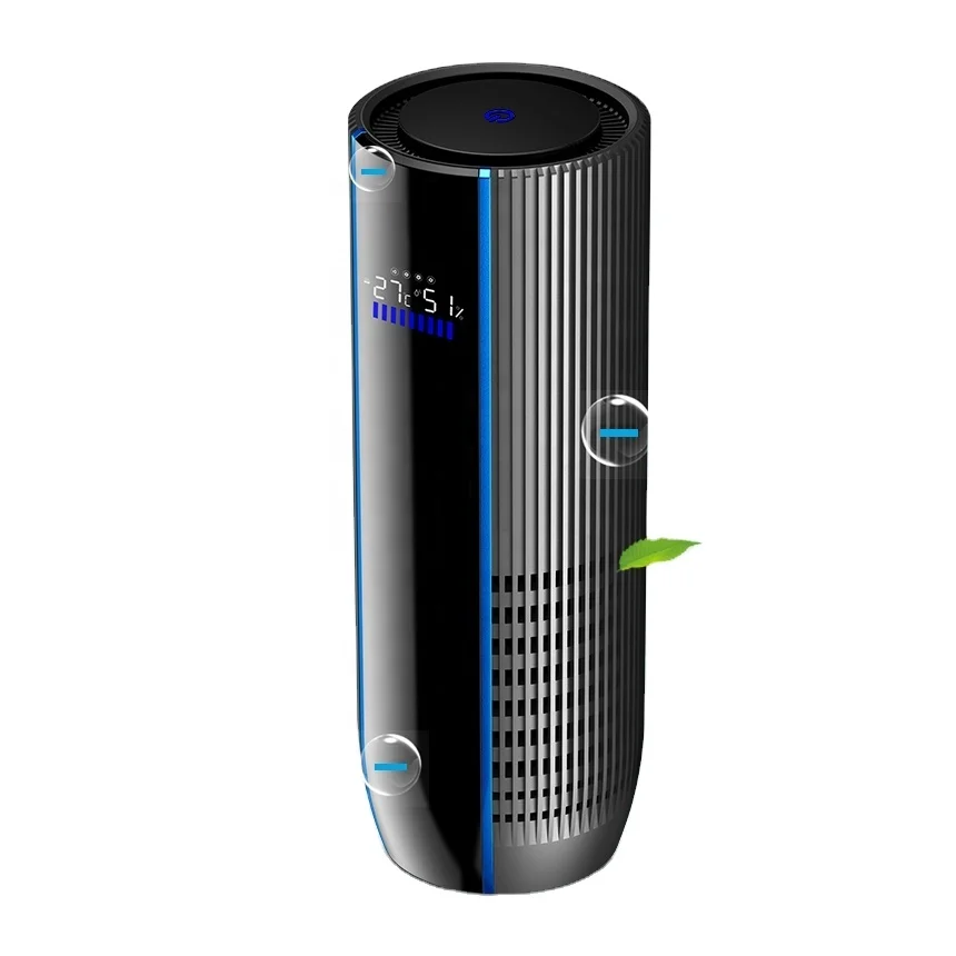 Портативный мини-USB-фильтр Katald с серым автомобильным воздухоочистителем китайский поставщик заводской Hepa-фильтр анионные очистители воздуха отрицательными ионами для