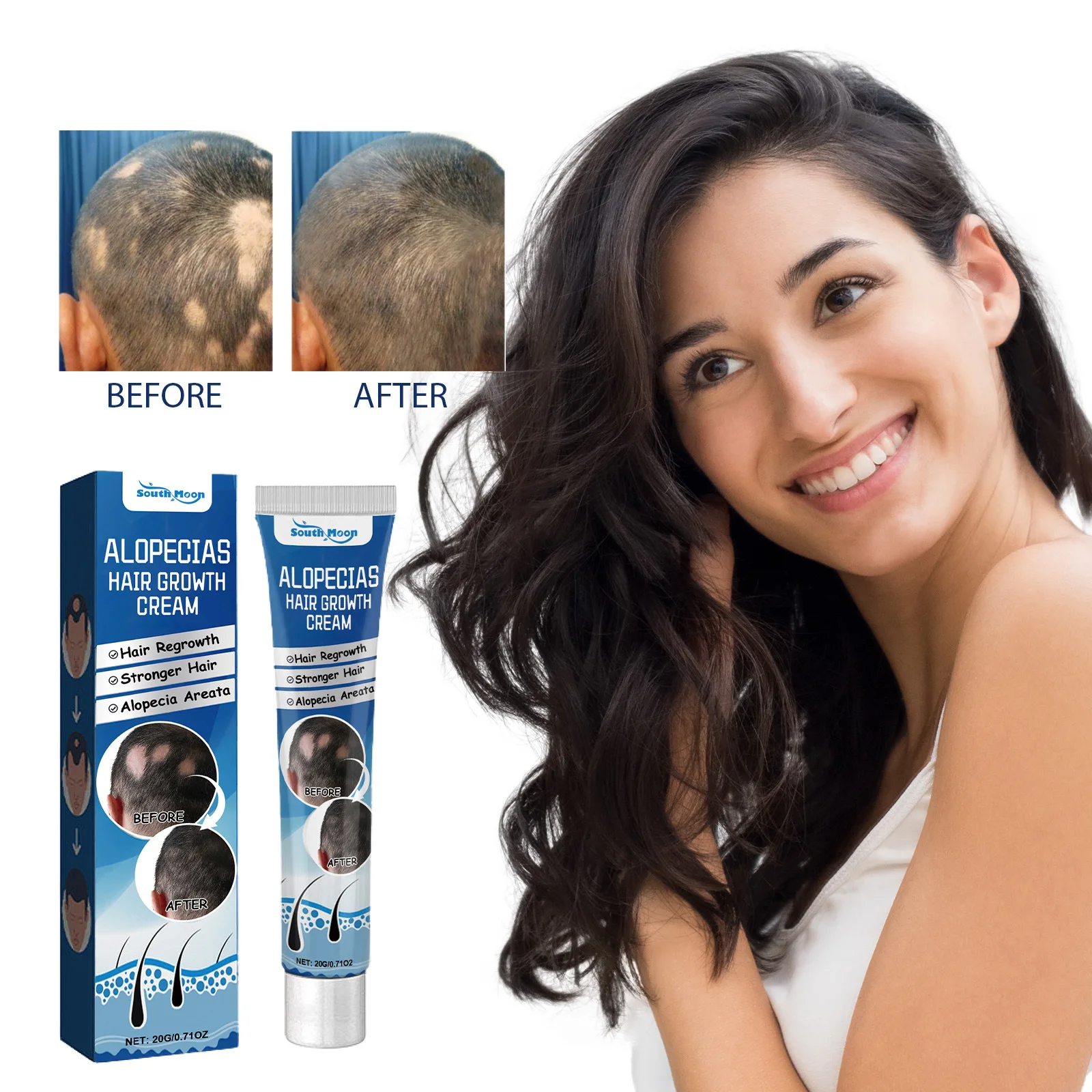 OEM Scalp dense hair care cream Cares for follicles to strengthen hair moisturize thick hairline and strengthen hair