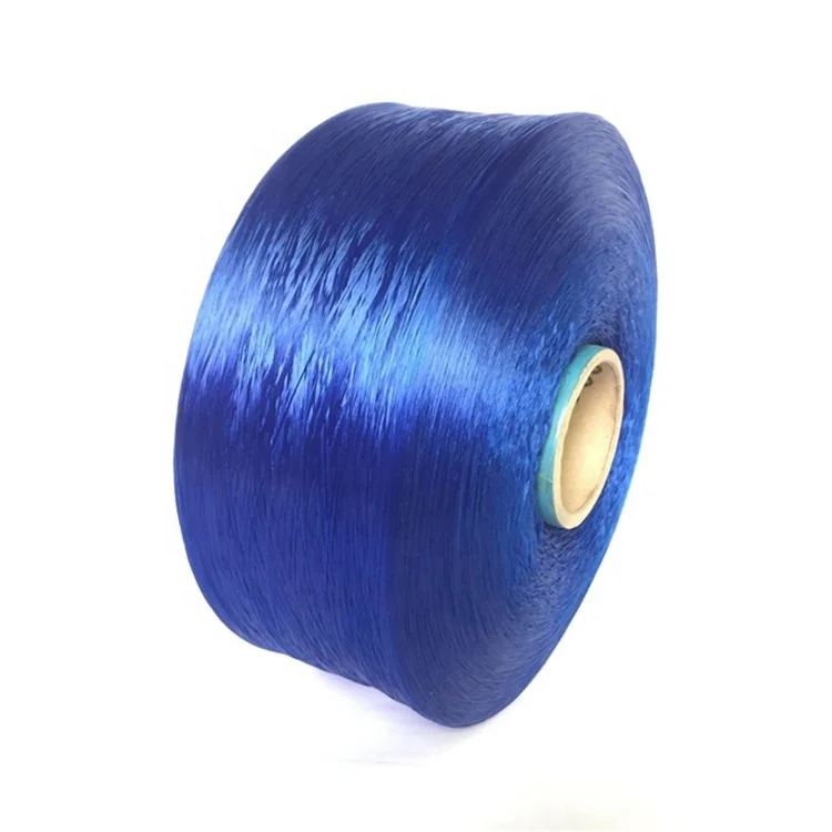 Hot Sale Blue Hollow 100% polypropylene Yarn FDY 300d-1000d  PP Multifilament Yarn with Reasonable Price