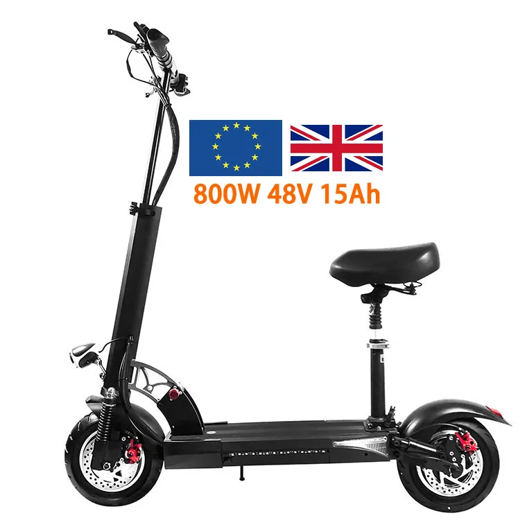 UK offroad escooter 800W 1000W 48V fast scooter 10inch suspension foldable electric scooters