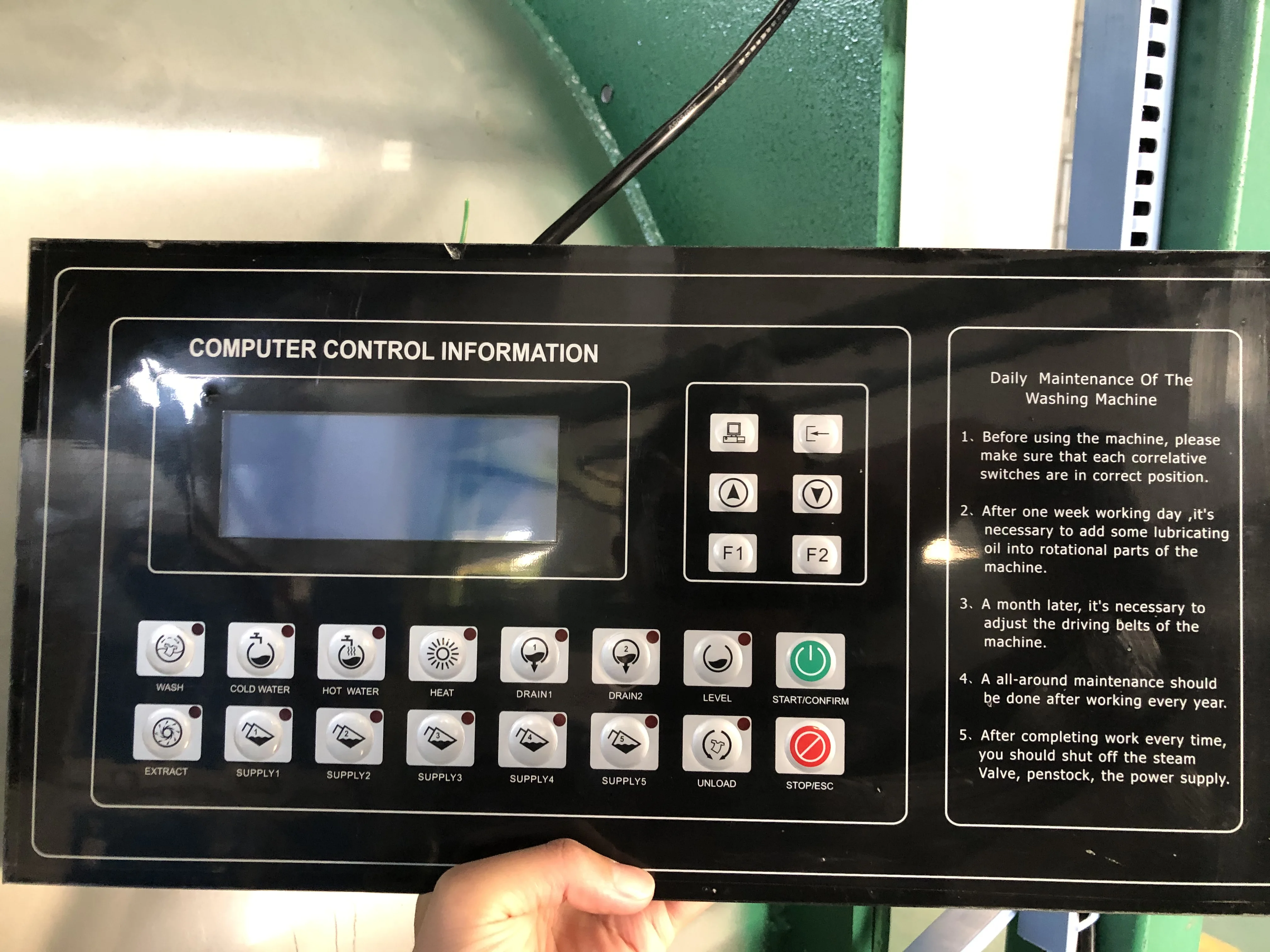 100kg Industrial washing machine &commercial laundry parts