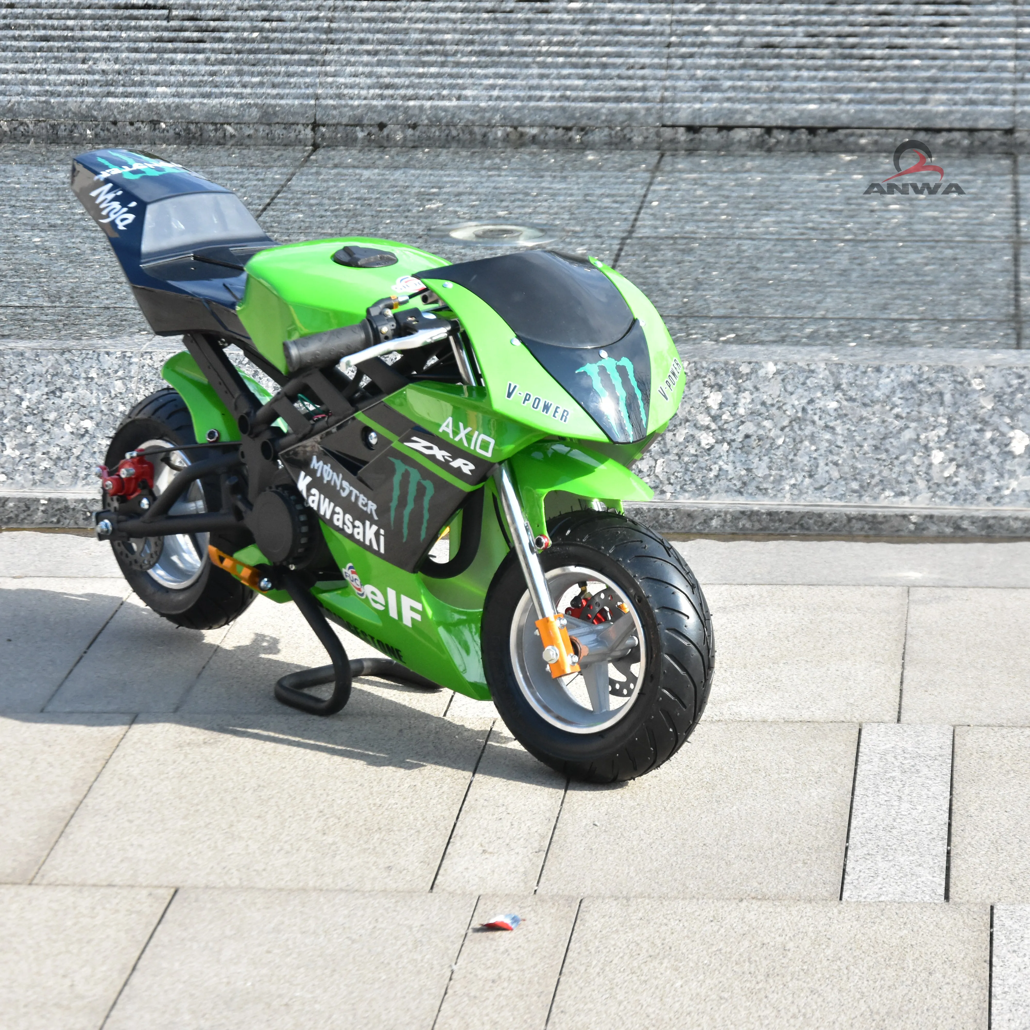 
Small 2-stroke 49cc Air cooled pocket bike 