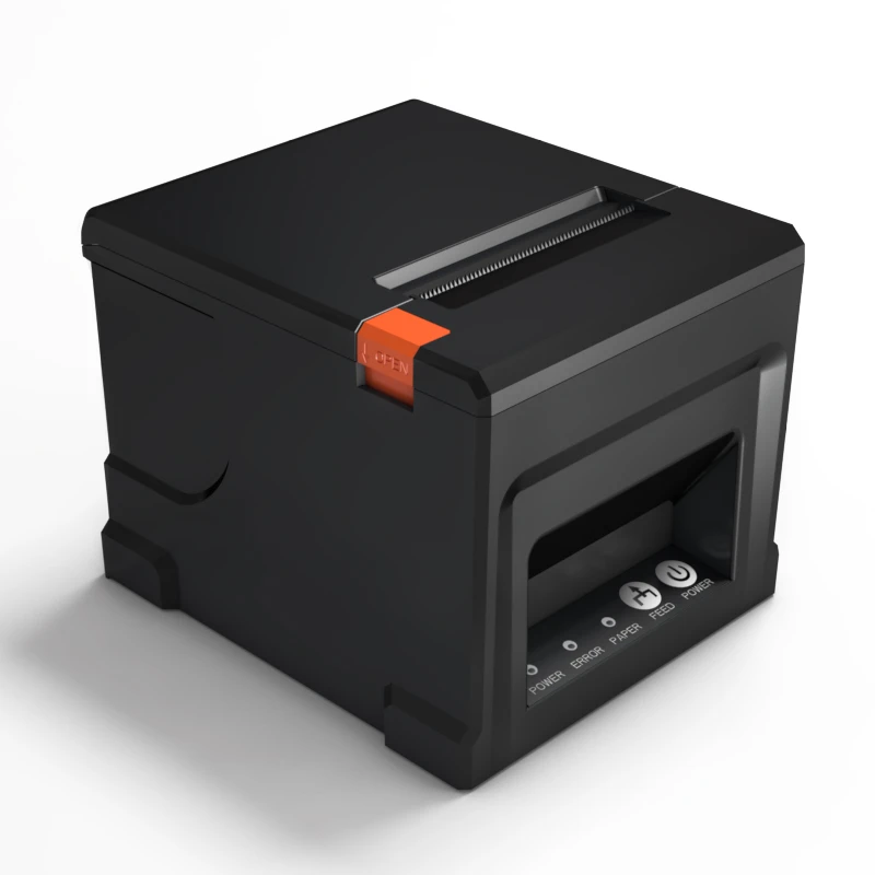 Portable 80mm USB and Lan Thermal Paper Rolls High Pos Printer With Auto Cutter Command Support Windows System