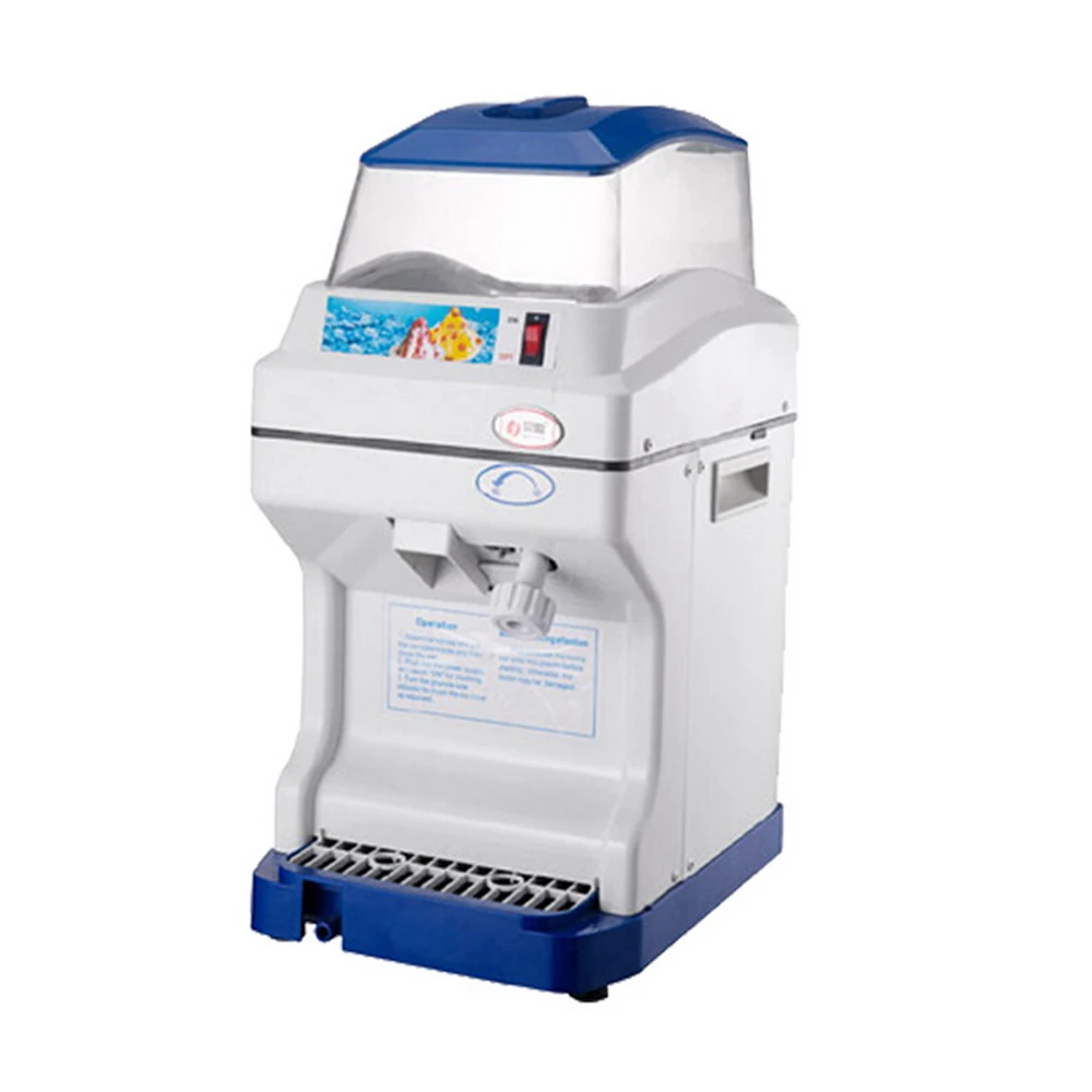 XEOLEO Commercial Electric Shaved ice machine Automatic Ice crush machine 200kgs/h intelligent Ice shaver 300W