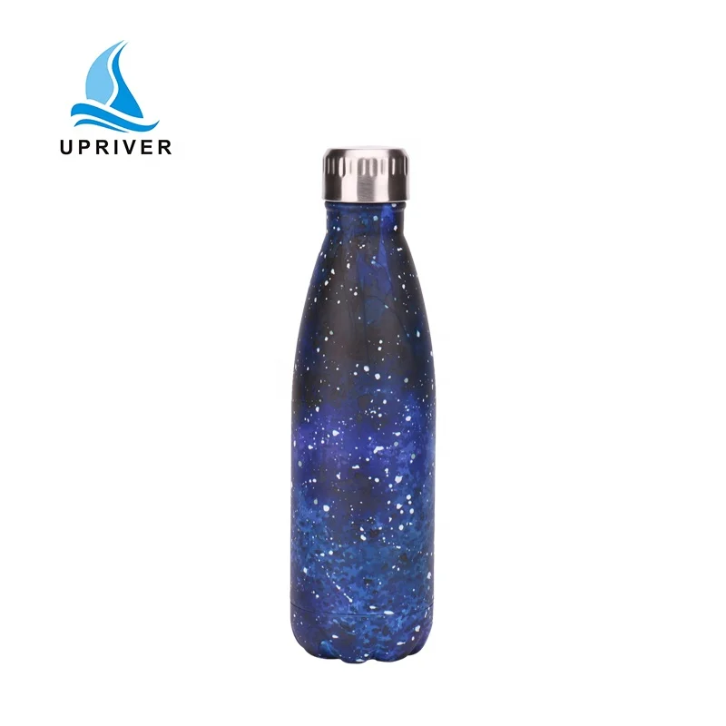 25oz Colorful Stainless Steel custom logo water bottle Double Wall Thermal Sports Cola shaped Vacuum Bottle with Lid