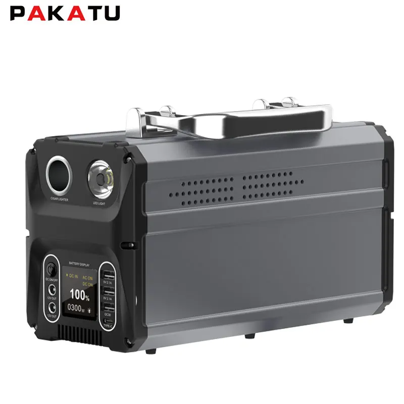 300w 500w 1000w 110v Pure Sine Wave AC for Outdoor, Camping, Home Power Supply Portable Ganerator