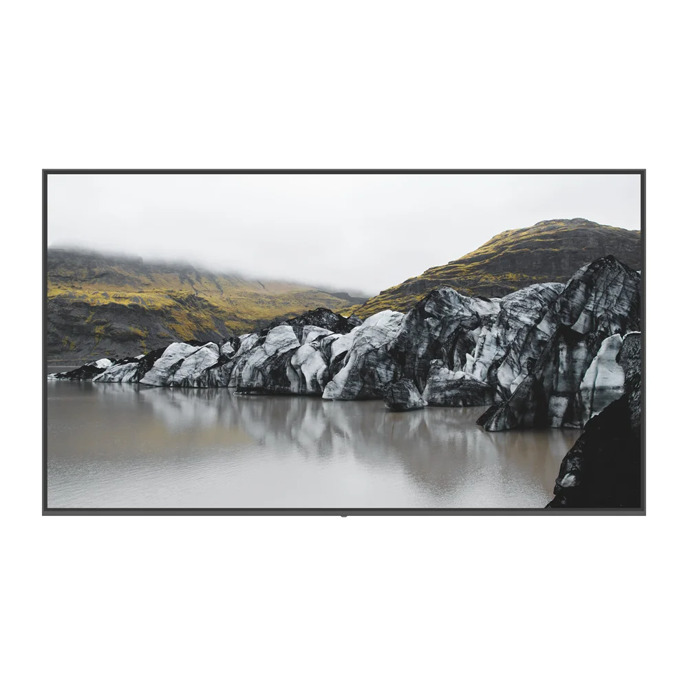 Big Size 75 85 86 98 inch LED Screen Indoor 4K Android 9 Alum Cabinet Wall Mounted Digital Signage Display LED Panel Screen