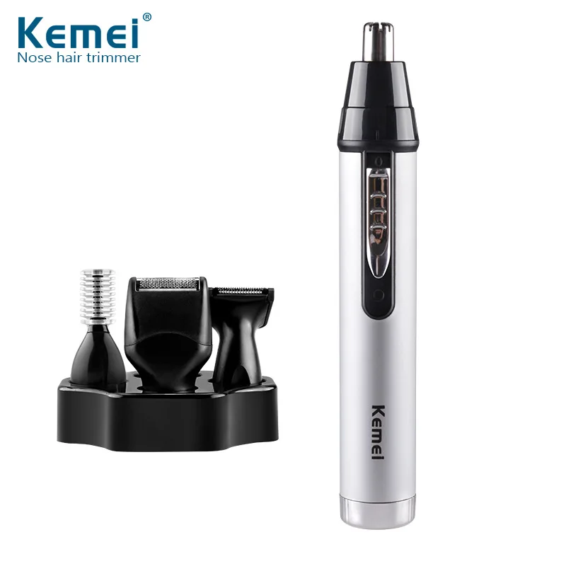 KEMEI km 6650 Electric Nose Hair Trimmer Multifunctional Four-in-One Set Washable Electric Nose Hair Trimmer Wholesale