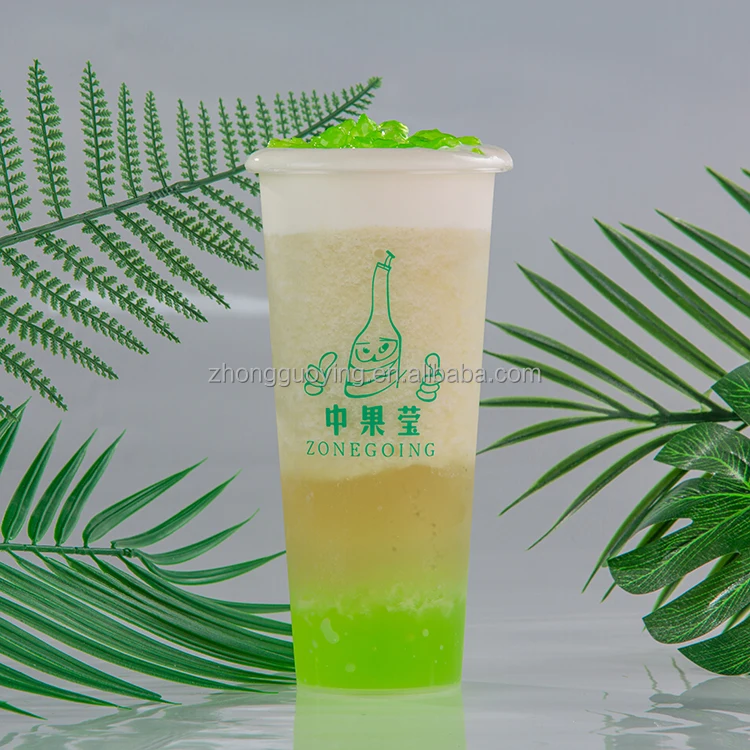 Crystals Naturally Made Hami Melon Flavored Popping Boba Konjac Jelly for instant bubble tea
