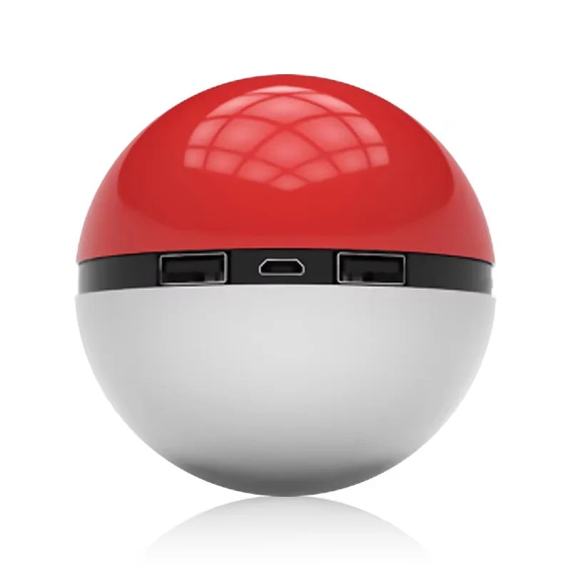 LED light celular battery charger pokemone go pokeball power bank