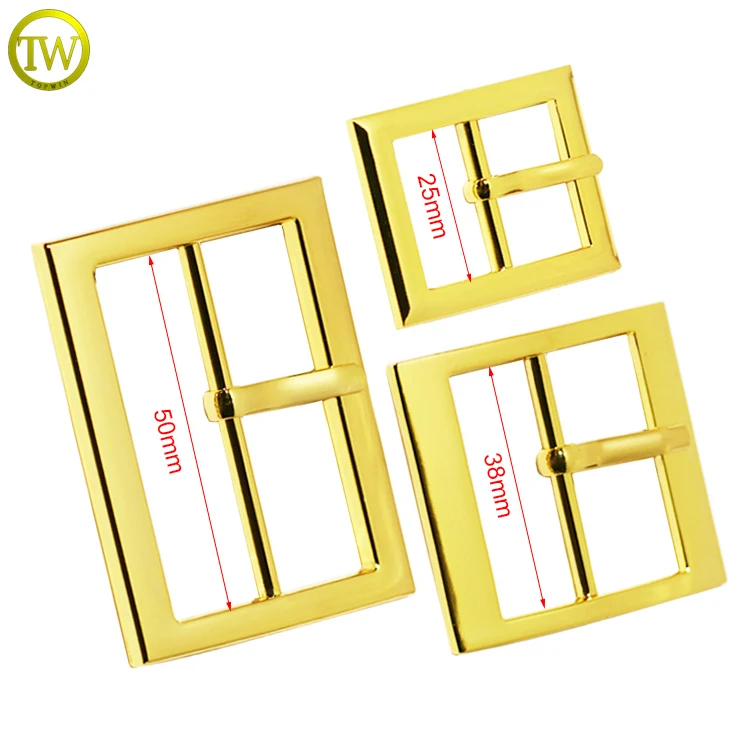 Alloy Tri-Glide Belt Buckle Middle Center Bar Single Pin for Leather Craft Bag Strap Garments