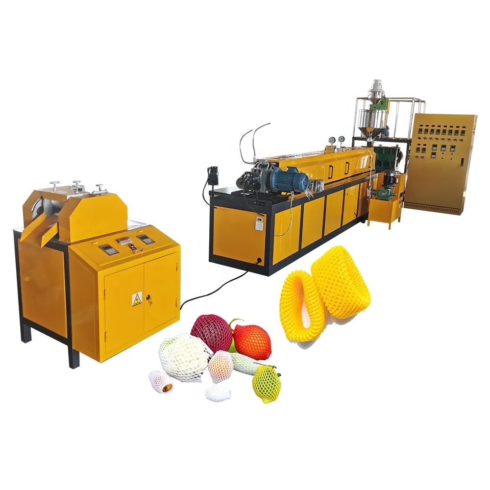 Fully automatic EPE foam fruit net making machine