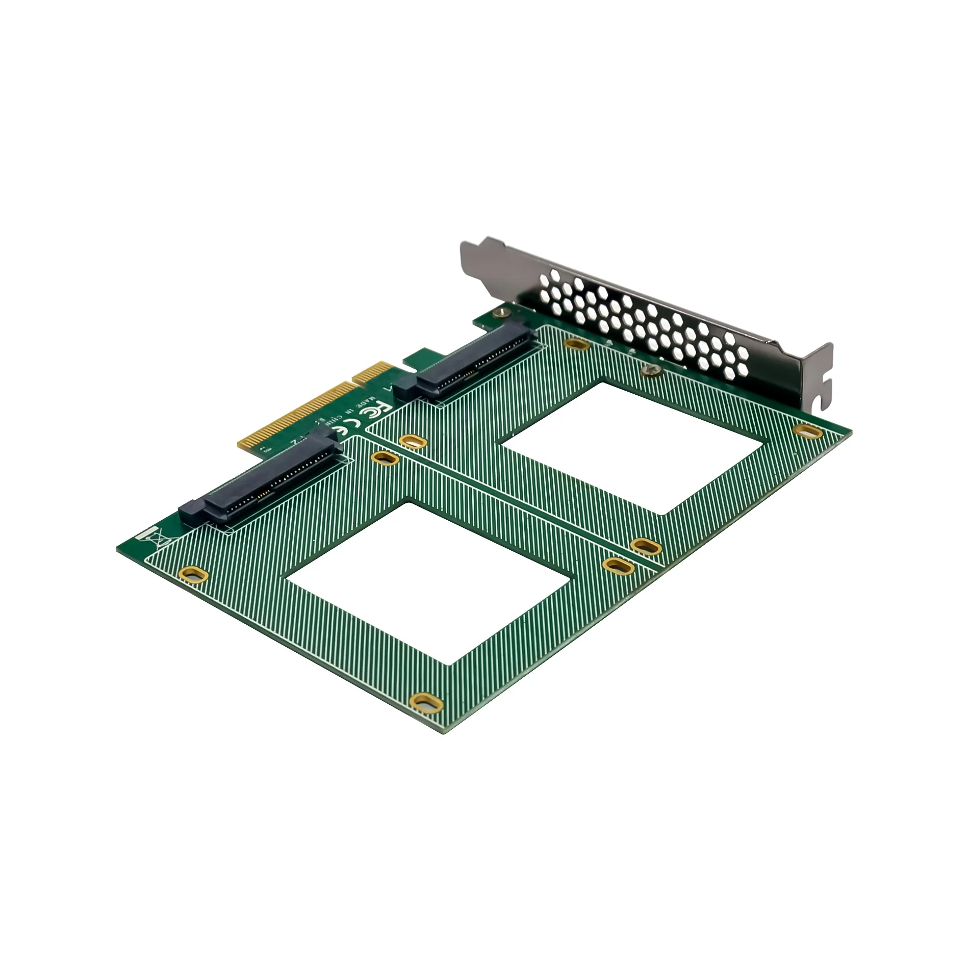 Новый PCIe 2 порта Nvme Ssd U2 M2 Para SFF-8639 Pci eэкспресс-адаптер U.2 NVME SSD