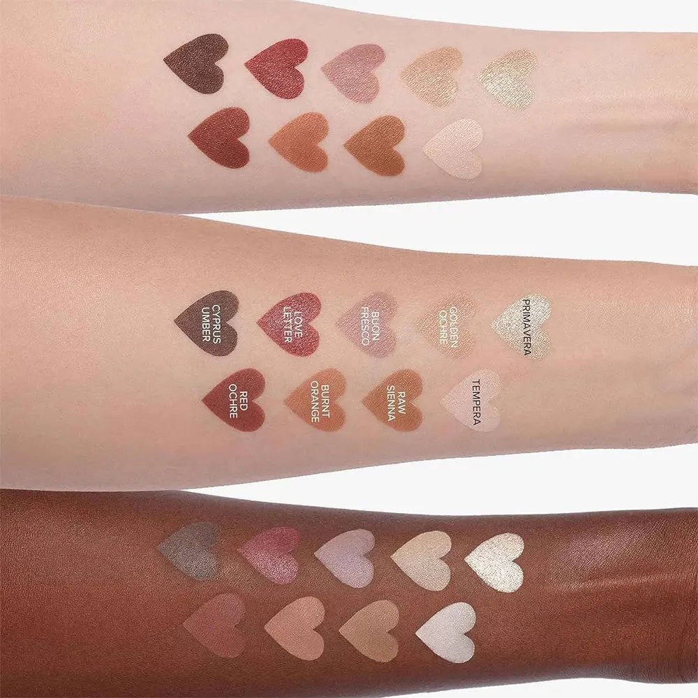 Oem Private Label Custom Eyeshadow Palette high pigment matte makeup 9 colors shimmer pigmented make up eye shadow palette