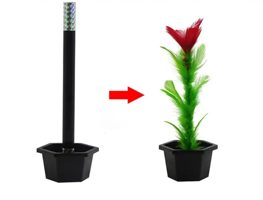 Empty Pots Grow Flowers Magic Wand to Flowers Magic Tricks Toys