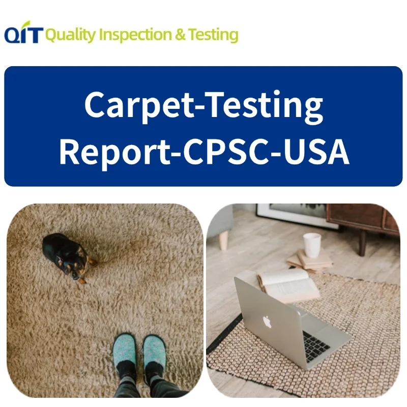 Products Certification  Total Lead Content  CPC USA market CA65 CPSC   GCC Standard Testing Report for Carpet Testing
