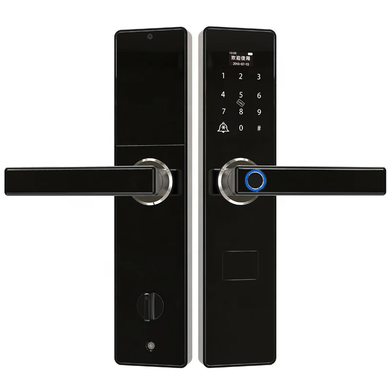 
WiFi electronic safe deadbolt door lock security tuya smart door lock with fingerprint 