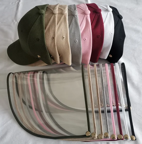 TPU Sport Baseball  hat Detachable Acrylic fabric colorful sport baseball colorful hat