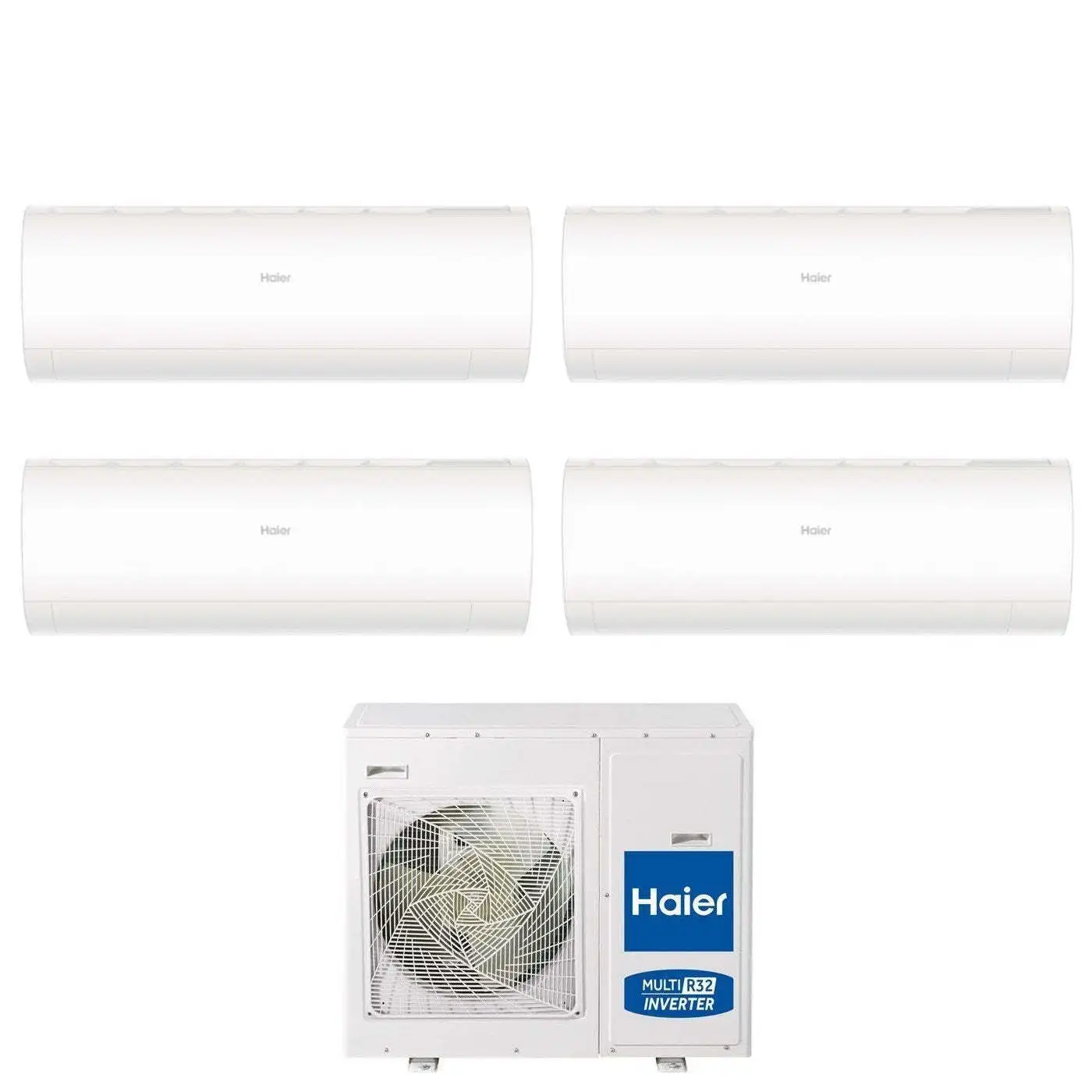 Climatizzzatore Condizionatore Haier Квадри Сплит Инвертор серии жемчуг 7 + 9 12 18 con 4U75S2SR5FA R-32 Wi-Fi Integrato 7000 9000 1
