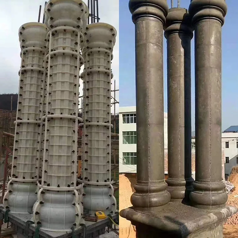 Adjustable Concrete Column Mold ABS Plastic Concrete Columns Mold Multi-sizes 20-50cm Concrete Molds to Make Concrete Pillar