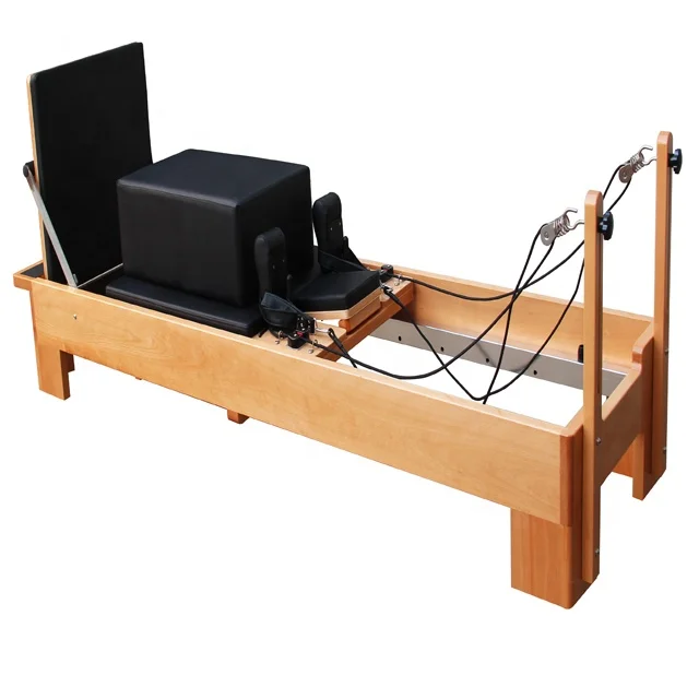 
Nanjian Good Quality Classical Commercial Use Studio Wood Reformer Pilates Equipment for Sale Pilates Reformer NJC1A 