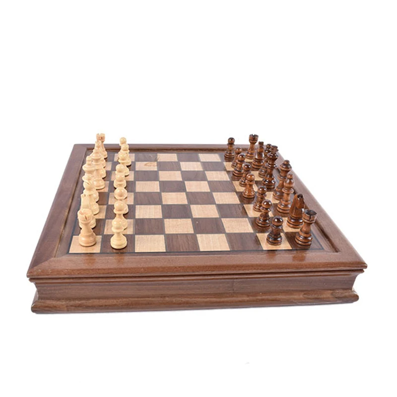 Customized Backgammon Wooden Chess Game Chess Set Manufacturer Chess Board