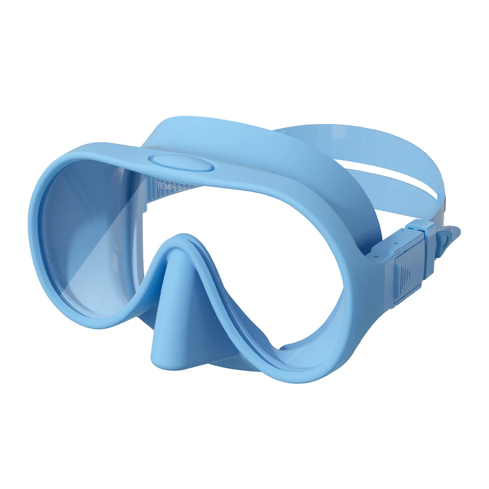 Anti Leak Kids Swim Diving Goggles Glasses Snorkel Gear children Tempered Glass Snorkel Diving Mask frameless
