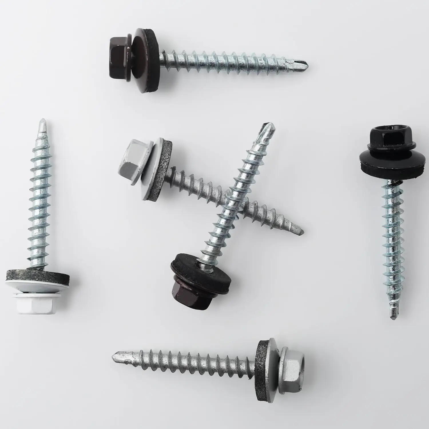 China Factory Supply Galvanized Hex Washer Head Self Drilling Screw Roofing Tek Screws