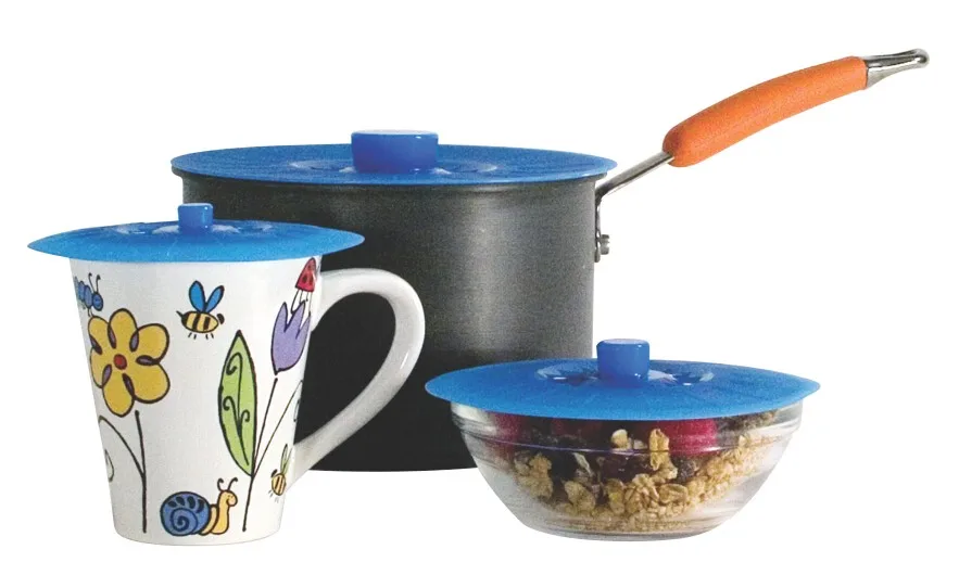 Силиконовые натяжные крышки для пищевых продуктов