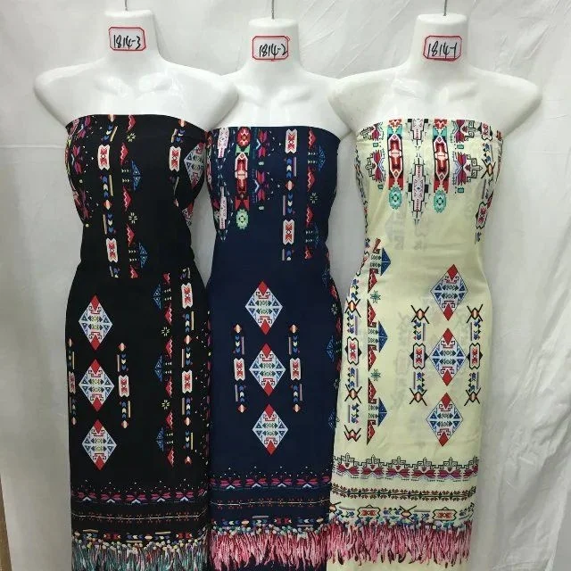 
Popular Manufacturer Wholesale Design rayon Dyed Knitted clothing fabric cotton 