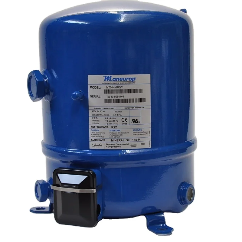 5HP NEW air conditioner Compressor piston Maneurop Reciprocating compressor for freezer Refrigeration MTZ64HM4BVE