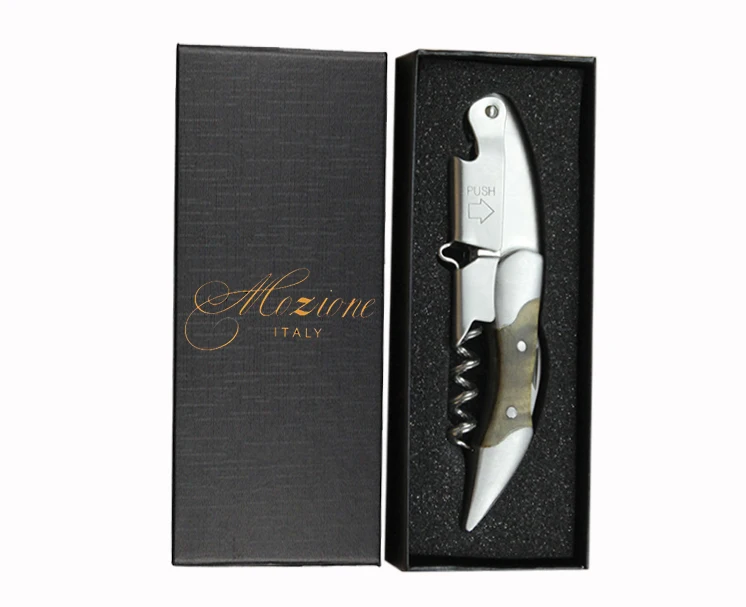 Nice Bottle Opener Waiters Cork Screw Opener Bartenders Multi Colored Classic All in one Corkscrew Double Hinged Corkscrew