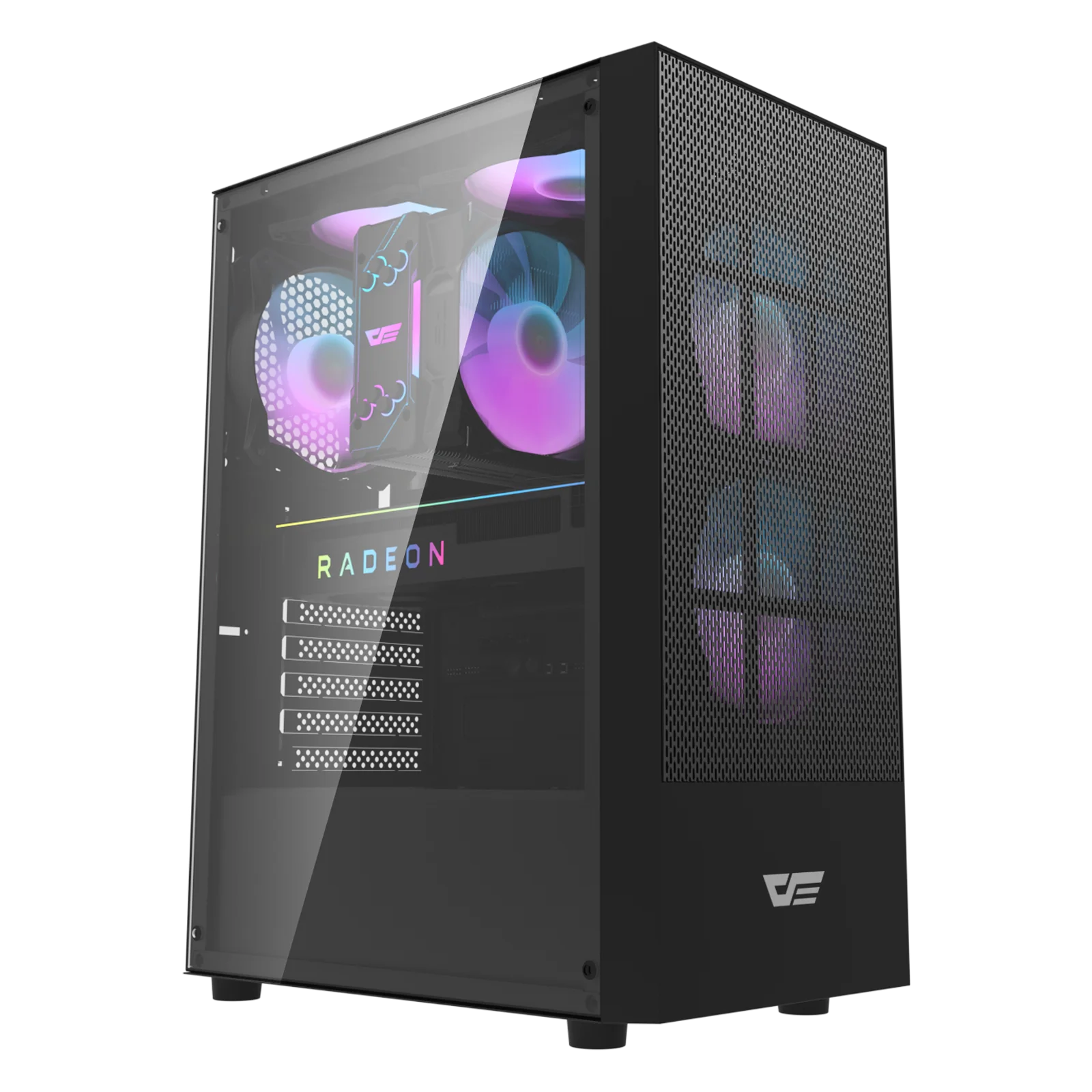 Darkflash A290 консоль для ПК-игр с поддержкой Windows настольный компьютер игровая M-ATX чехол корпуса компьютера и башни процессор шкаф выдвижными полками офиса