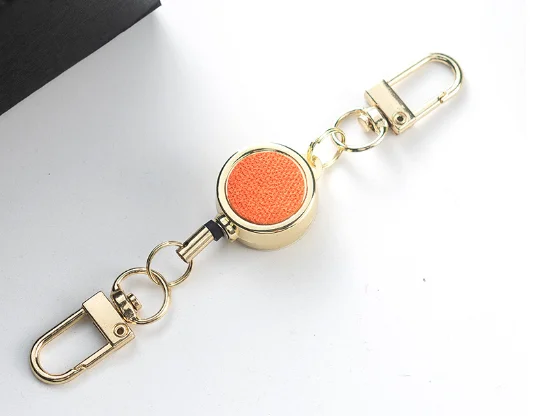 Premium Quality Compass Keychain Elastic Alloy with UV Printed Metallic Finish Anti-Loss Solution for Students