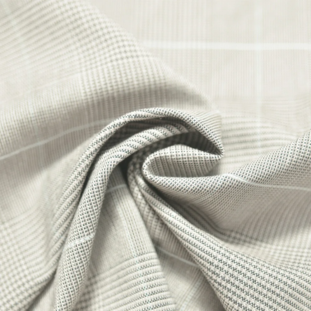 Sunplustex wholesale polyester viscose 80%T18%R2%SP  TR fabric man suit fashion fabric tr twill fabric for men pants uniform