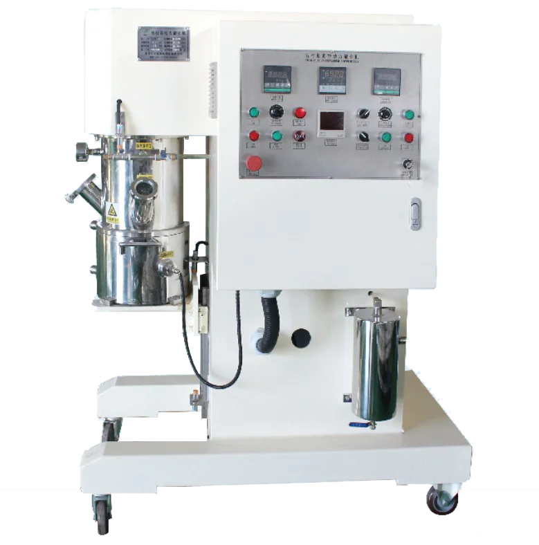 Lab 2l/20l High Viscous Paste Dual Planetary Mixing Machine Mixer With Vacuum Pump For Battery/solder/ceramic/silicone Inks